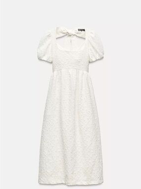 Zara White Dress